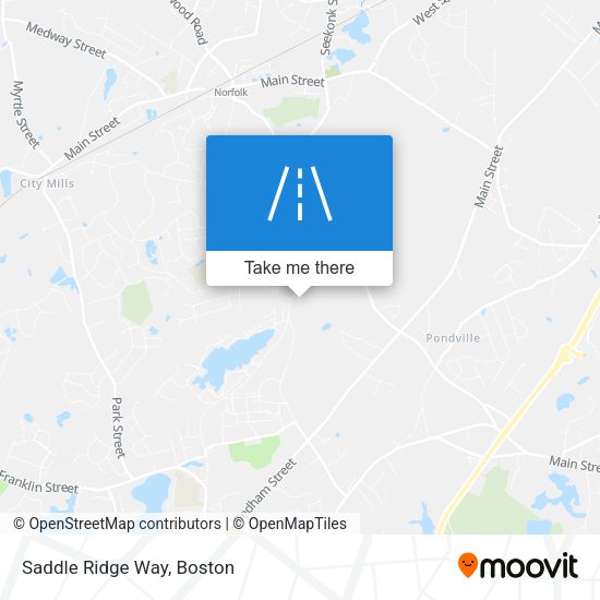 Mapa de Saddle Ridge Way