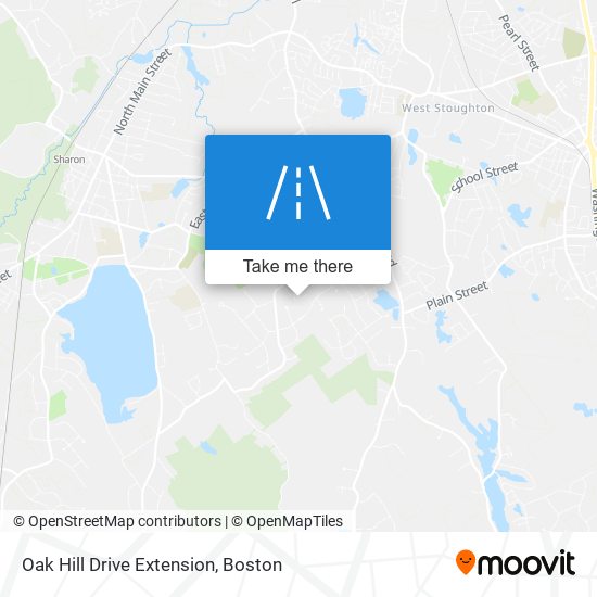 Oak Hill Drive Extension map