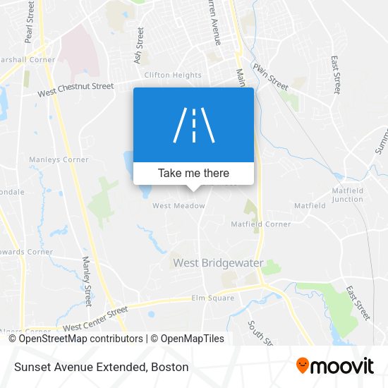 Mapa de Sunset Avenue Extended