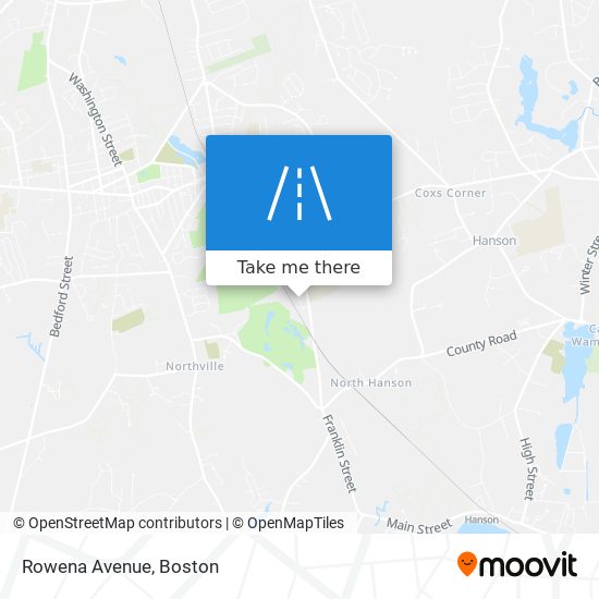 Rowena Avenue map