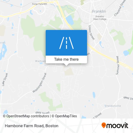 Hambone Farm Road map