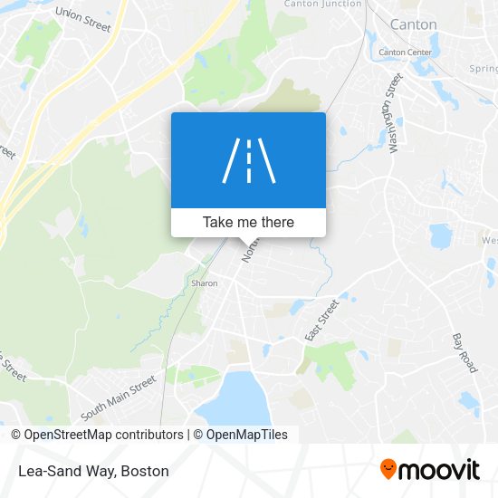 Mapa de Lea-Sand Way