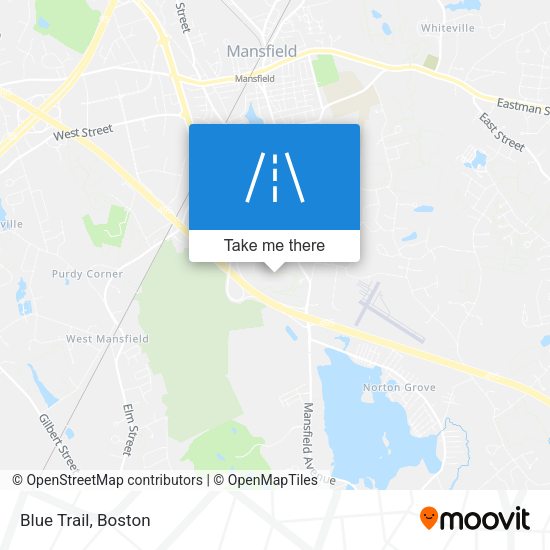 Mapa de Blue Trail