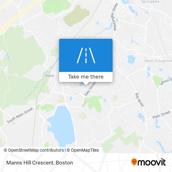 Manns Hill Crescent map