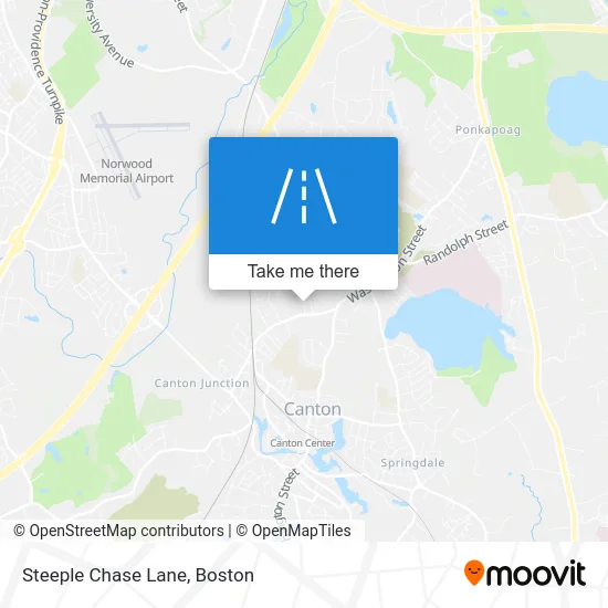 Steeple Chase Lane map