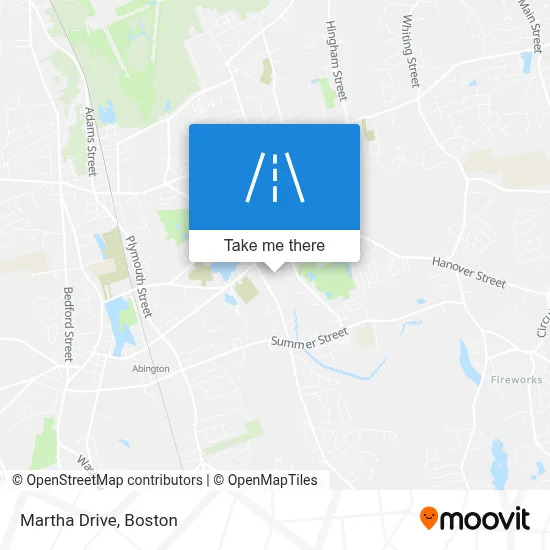 Martha Drive map
