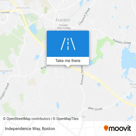 Independence Way map