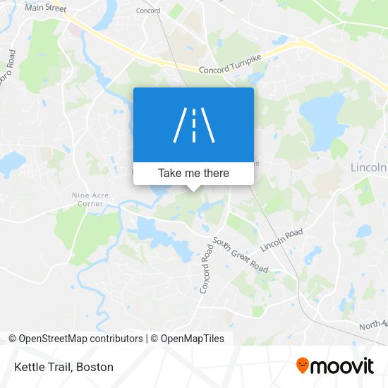 Mapa de Kettle Trail