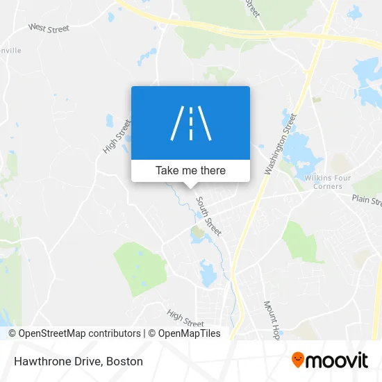 Hawthrone Drive map