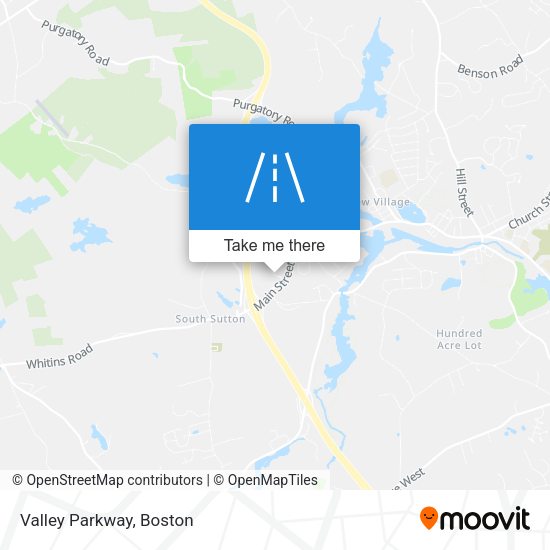 Mapa de Valley Parkway