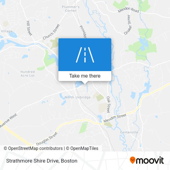 Strathmore Shire Drive map