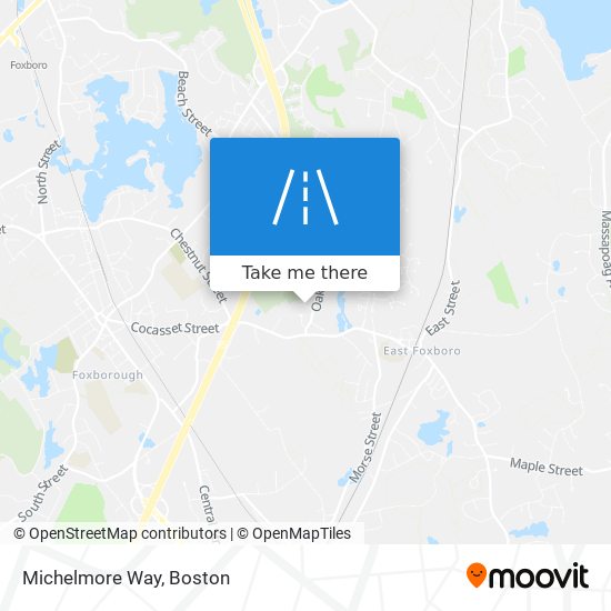 Michelmore Way map