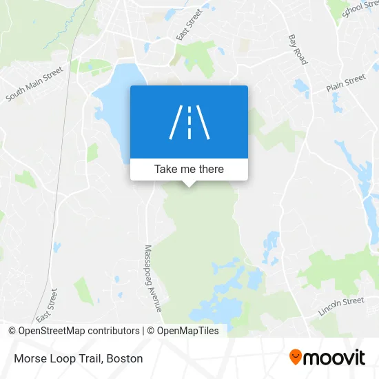 Morse Loop Trail map