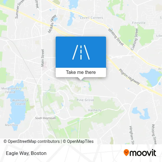 Eagle Way map