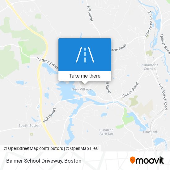 Mapa de Balmer School Driveway