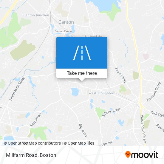 Millfarm Road map