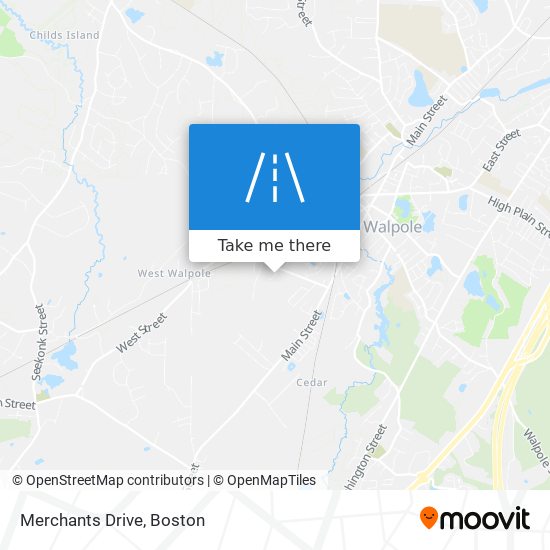 Merchants Drive map