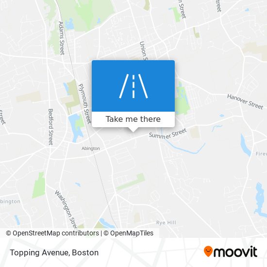 Topping Avenue map
