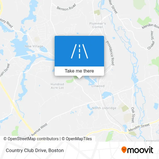 Country Club Drive map