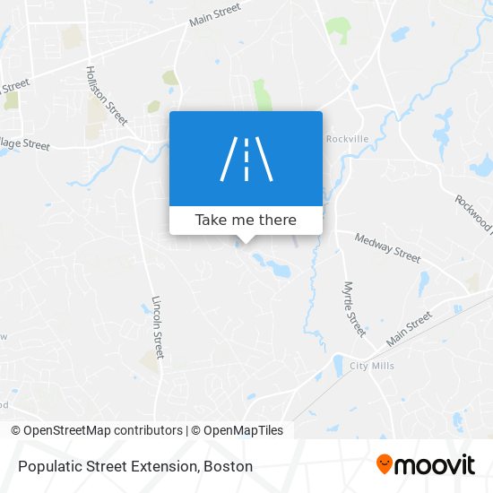 Populatic Street Extension map