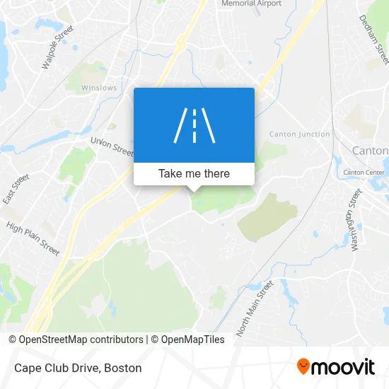 Cape Club Drive map