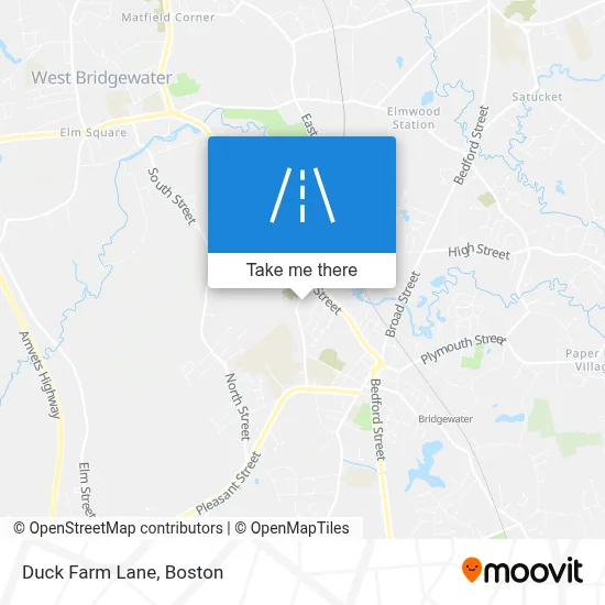 Duck Farm Lane map