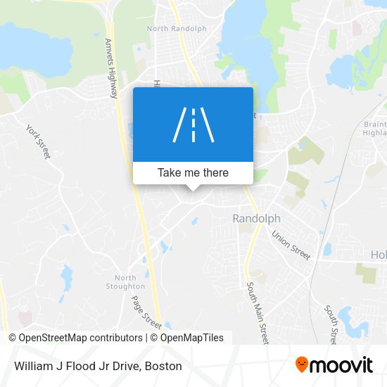 William J Flood Jr Drive map