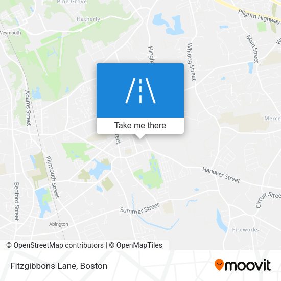 Mapa de Fitzgibbons Lane