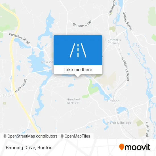 Banning Drive map