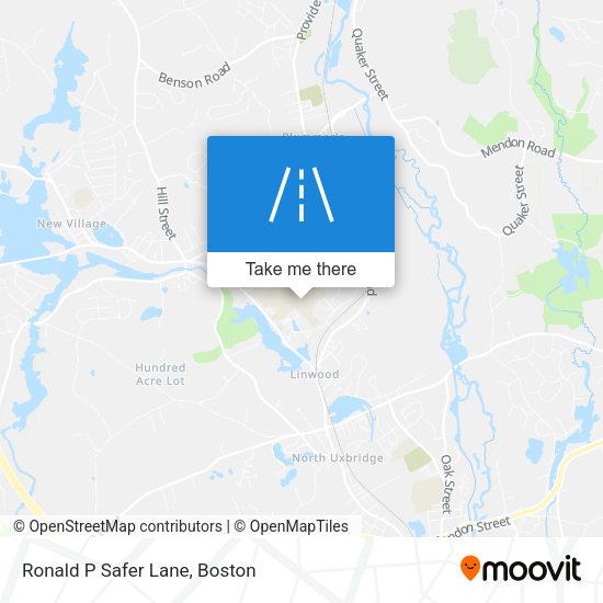 Mapa de Ronald P Safer Lane