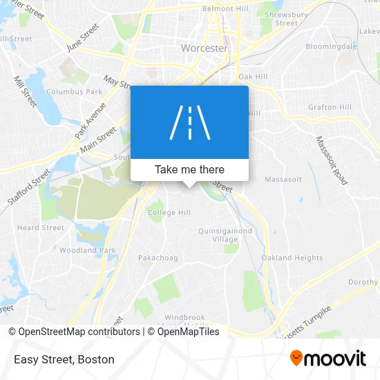 Easy Street map
