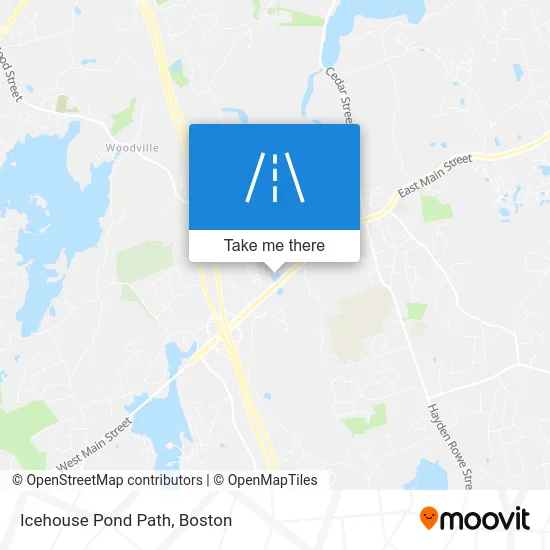 Icehouse Pond Path map