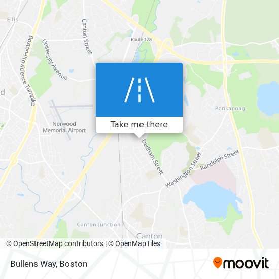 Bullens Way map