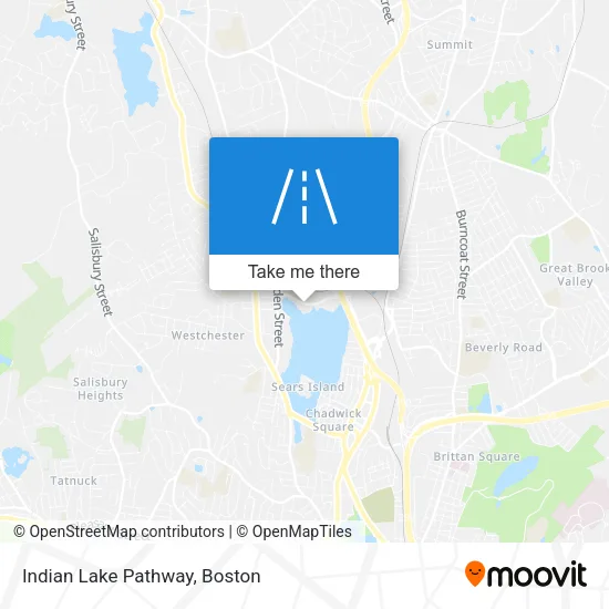 Indian Lake Pathway map