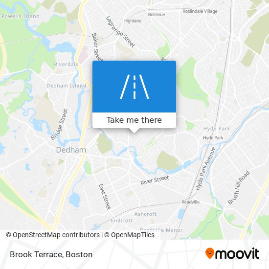 Brook Terrace map