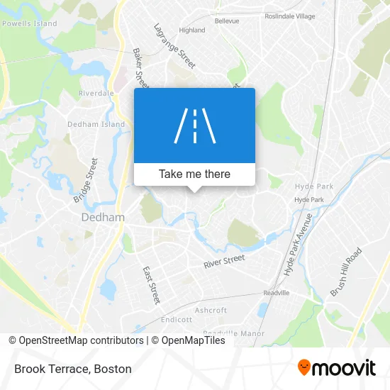Brook Terrace map