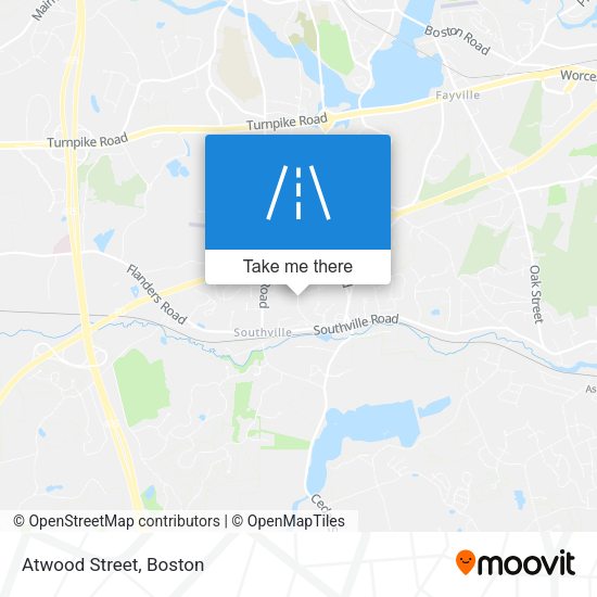 Mapa de Atwood Street