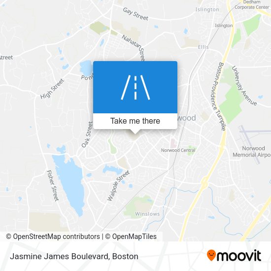 Jasmine James Boulevard map