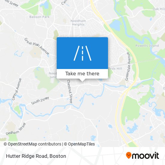 Hutter Ridge Road map