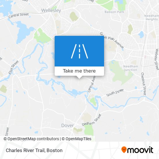 Charles River Trail map