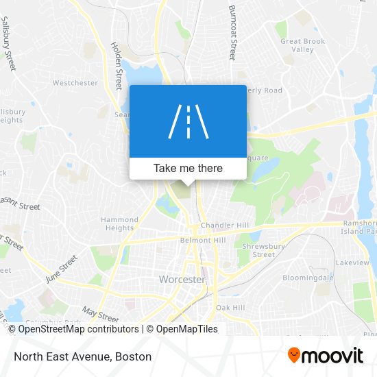 Mapa de North East Avenue