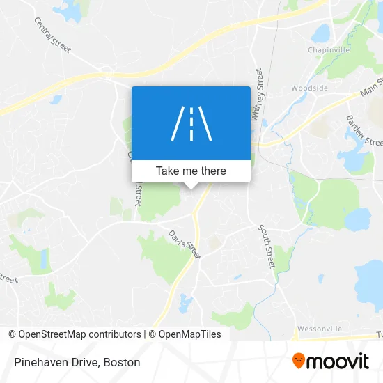 Pinehaven Drive map