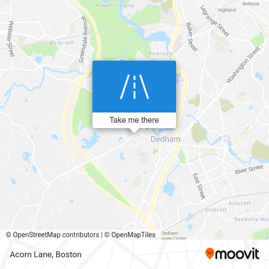 Mapa de Acorn Lane