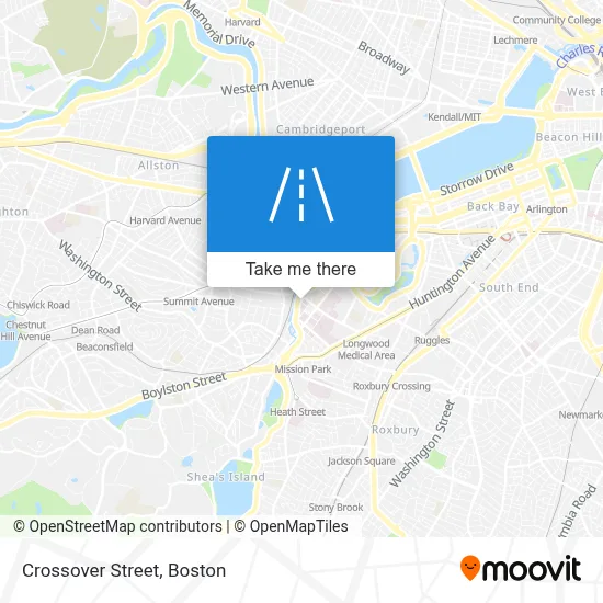 Crossover Street map