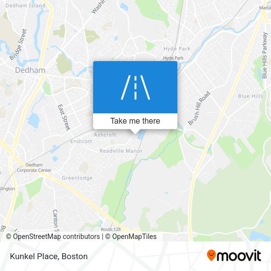 Mapa de Kunkel Place