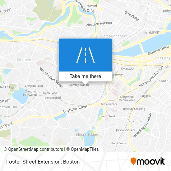 Foster Street Extension map