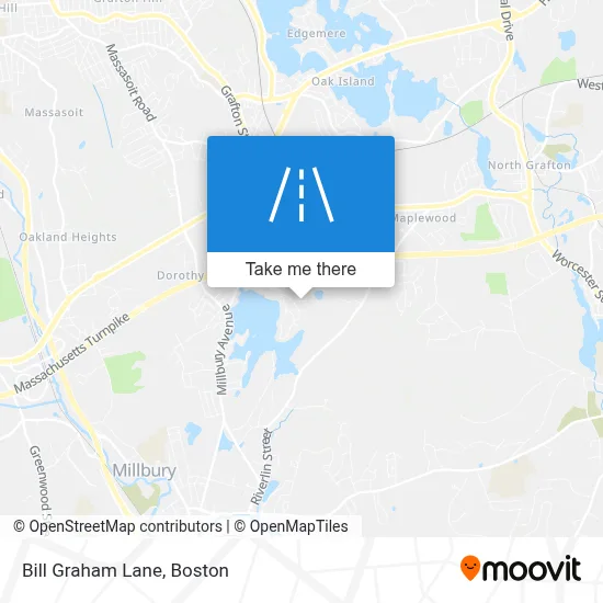 Bill Graham Lane map