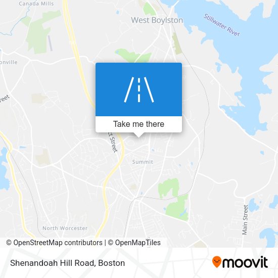 Mapa de Shenandoah Hill Road