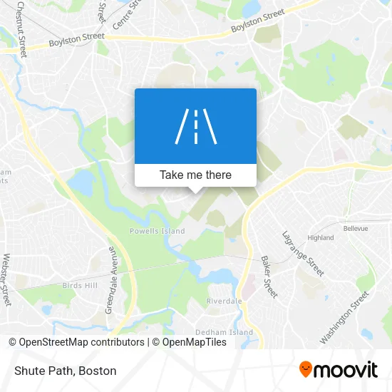 Shute Path map