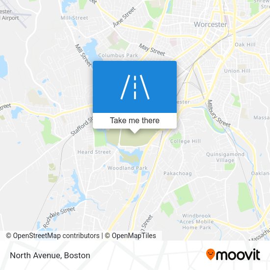 Mapa de North Avenue